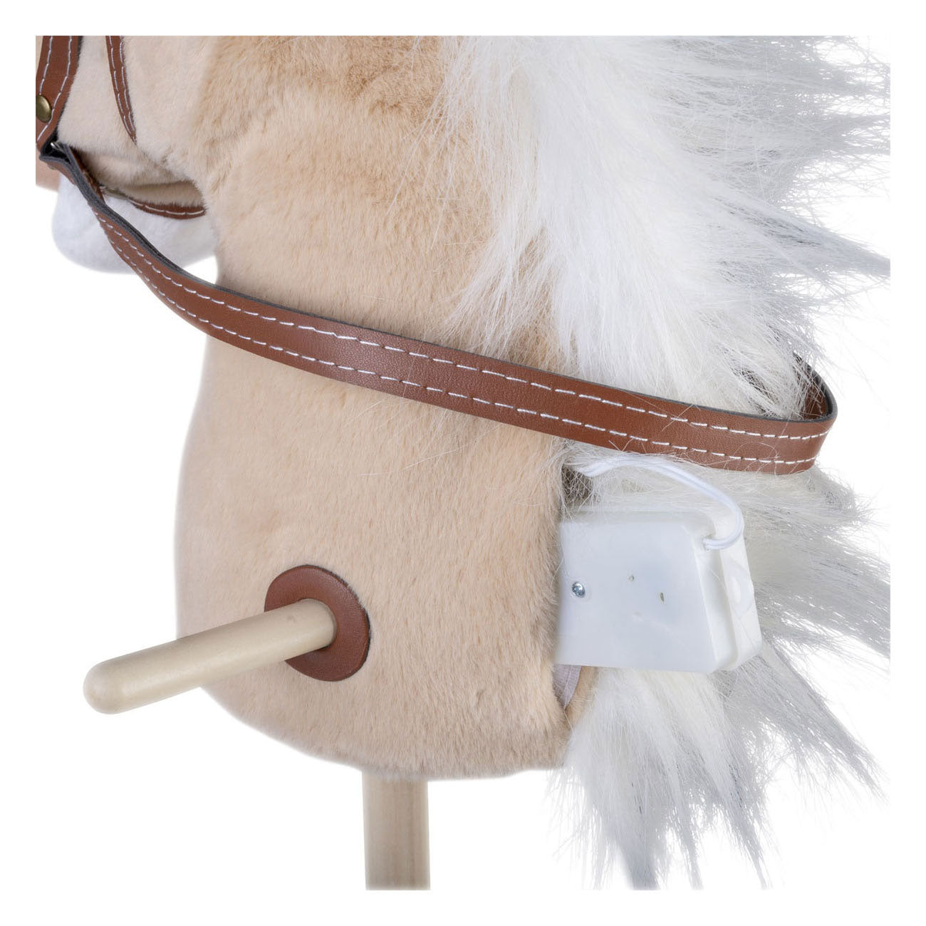 Caballo de madera beige - 95cm