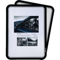 Porta documenti djois tvview magneto a4 nero confezione 2 pezzi