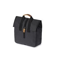 Basil Urban Dry Shopper - Bolsa de bicicleta impermeable, unisex, cuerpo a cuerpo de carbón