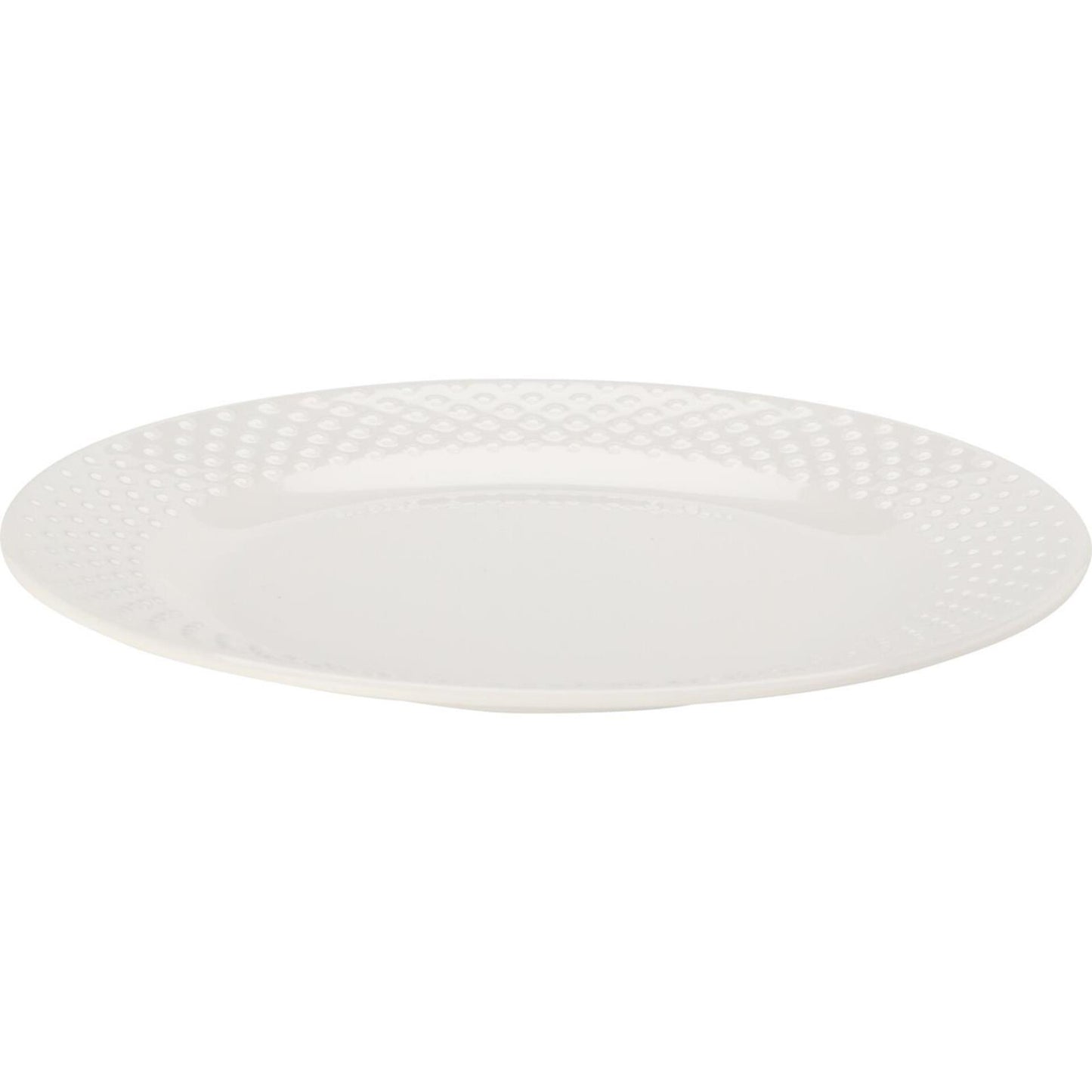 Eccellente piatto casalingo in melammina ø21cm bianco