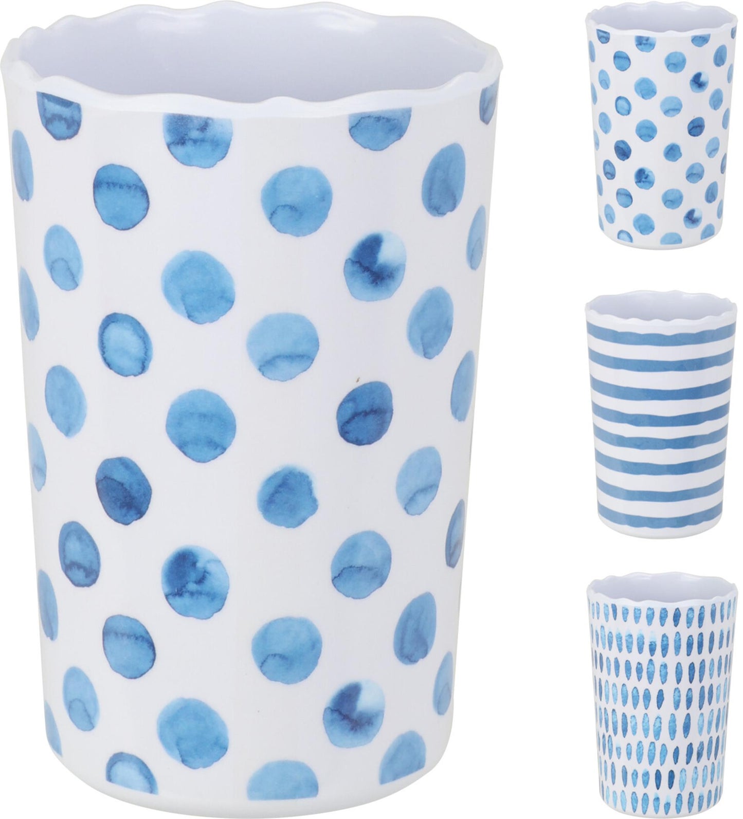 Eccellente tazza casalinga in melamina 340ml ø8xh11cm 3 assortiti