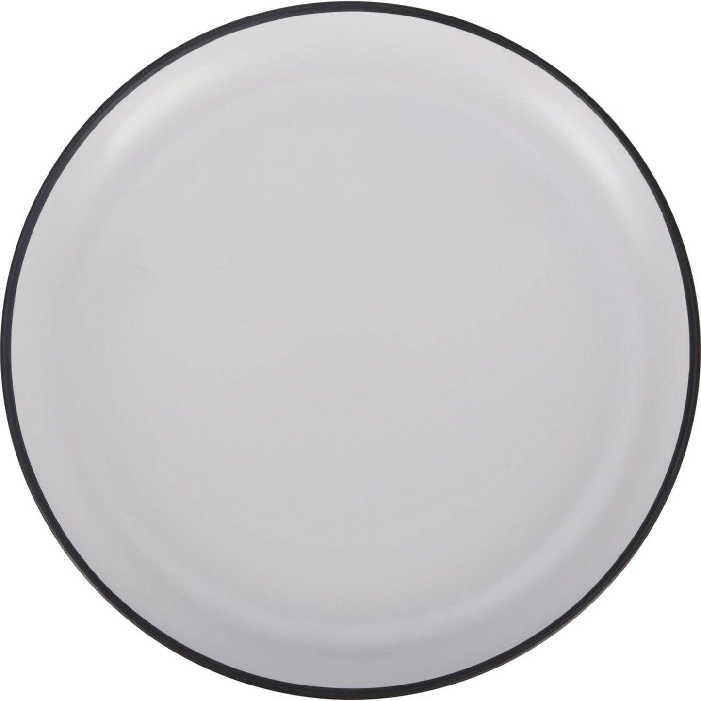 Excelente plato para el hogar de melamina ø21cm blanco