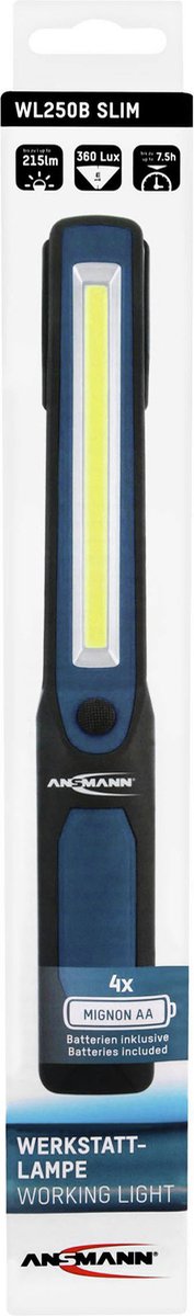 Ansmann 1600-0265 WL250B luz de trabajo inteligente LED funciona con baterías