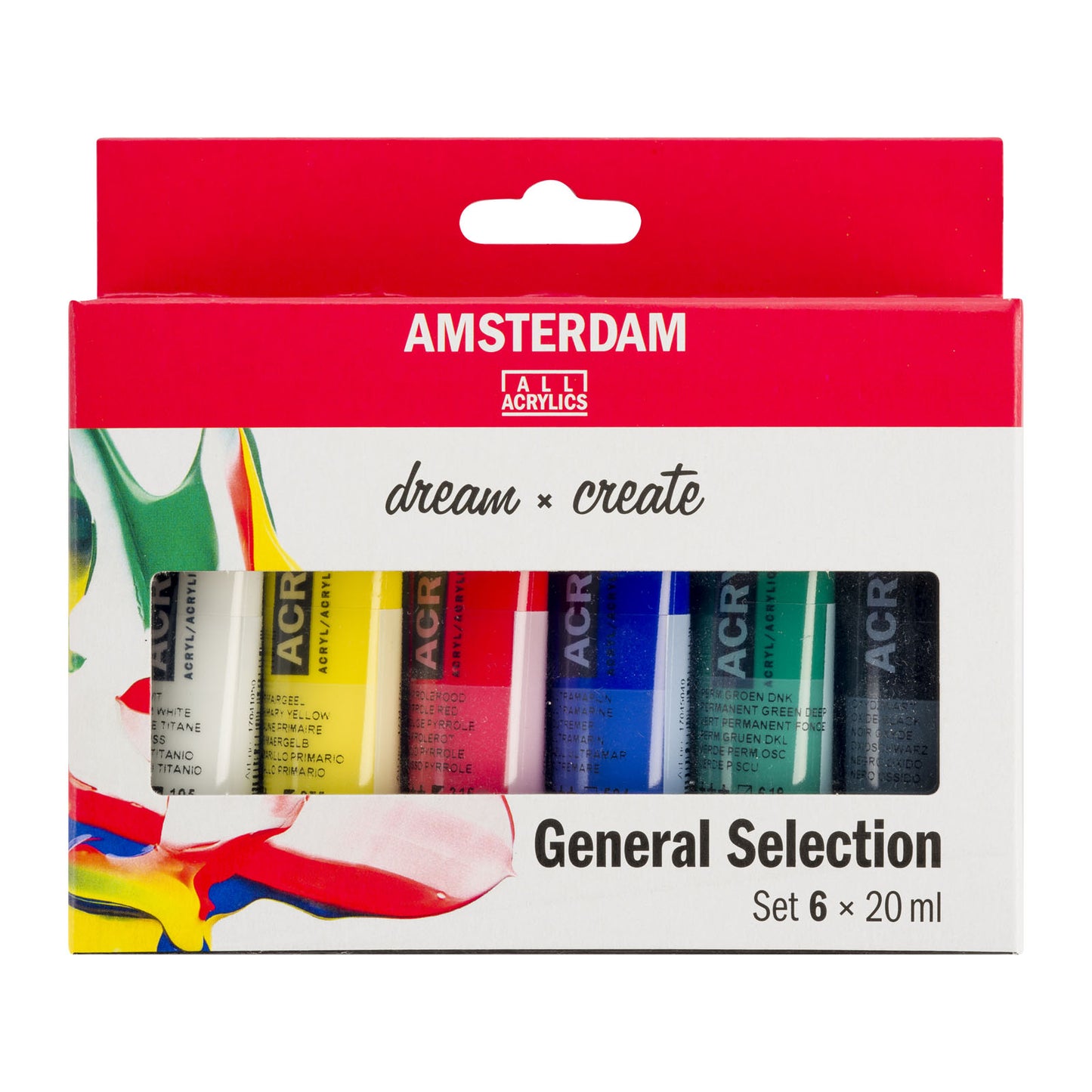 - Vernice acrilica Amsterdam junior 20 ml 6 colori