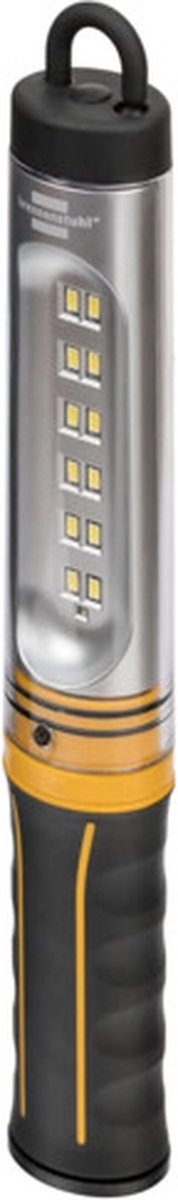 Brennerstuhl Lampada da officina LED a batteria 12 LED SMD (lampada da officina con interruttore, IP54) giallo