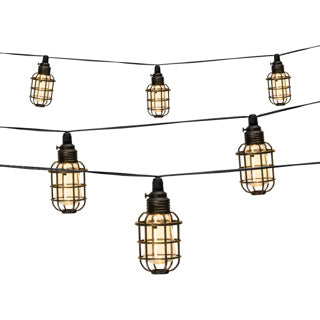 Guirnalda de iluminación de jardín en energía solar 3.8m