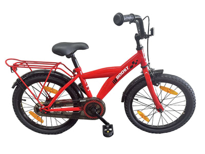 Bicicletta per bambini Bikefun Boost 18 pollici con mozzo freno - rossa