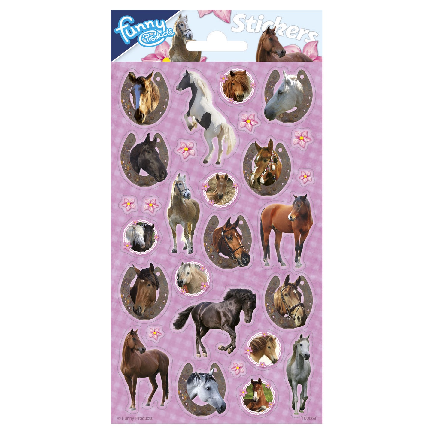 Caballos de pegatinas totum