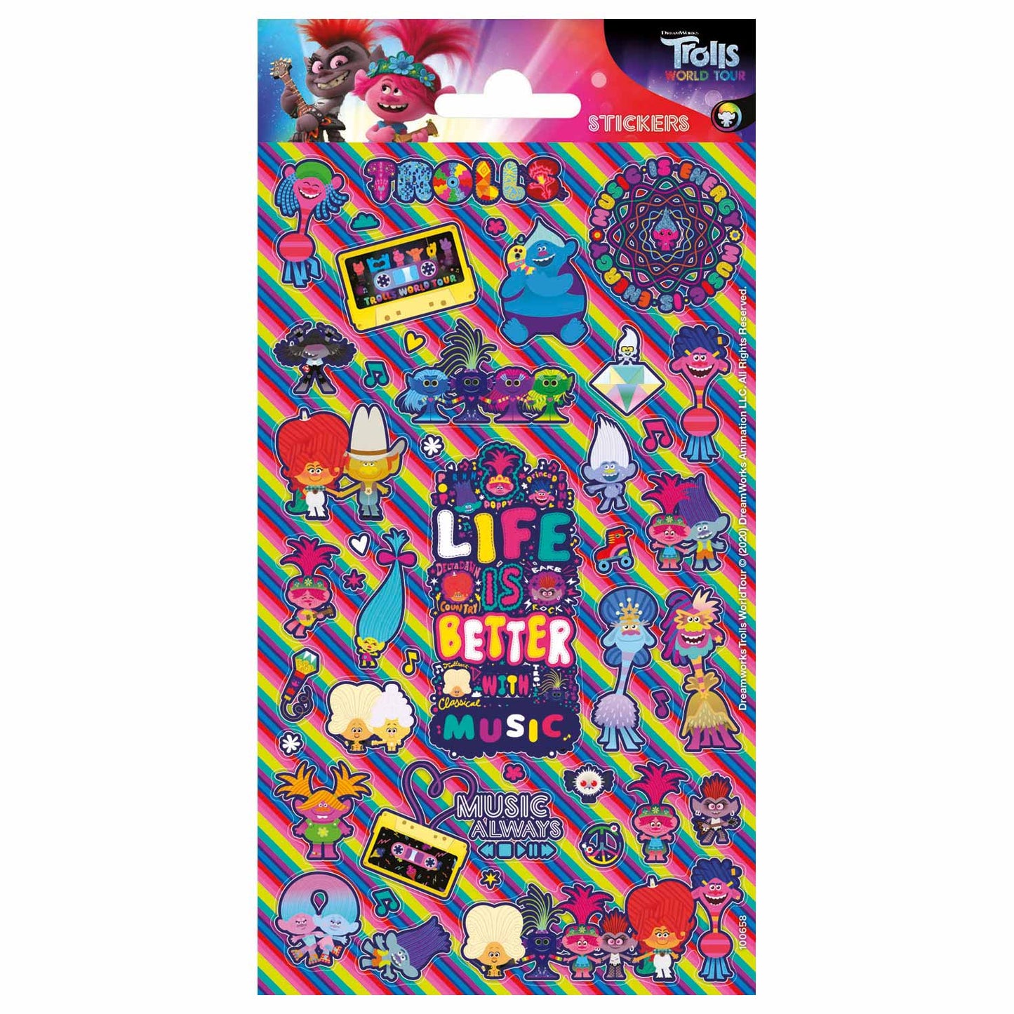 Troll twinkle totum stickervel