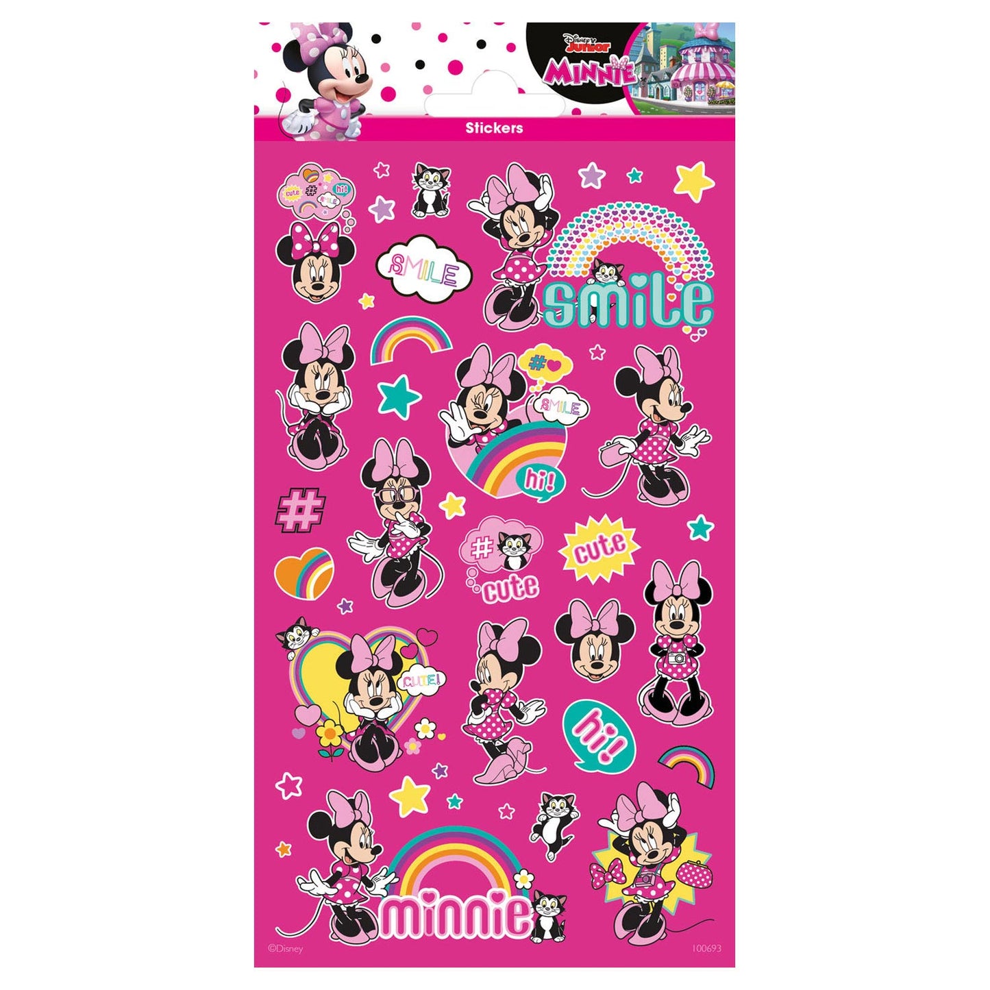 Mouse Minnie Twinkle Totum Stickervel