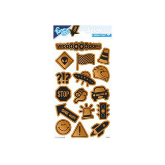 Totum stickervel riflette il traffico
