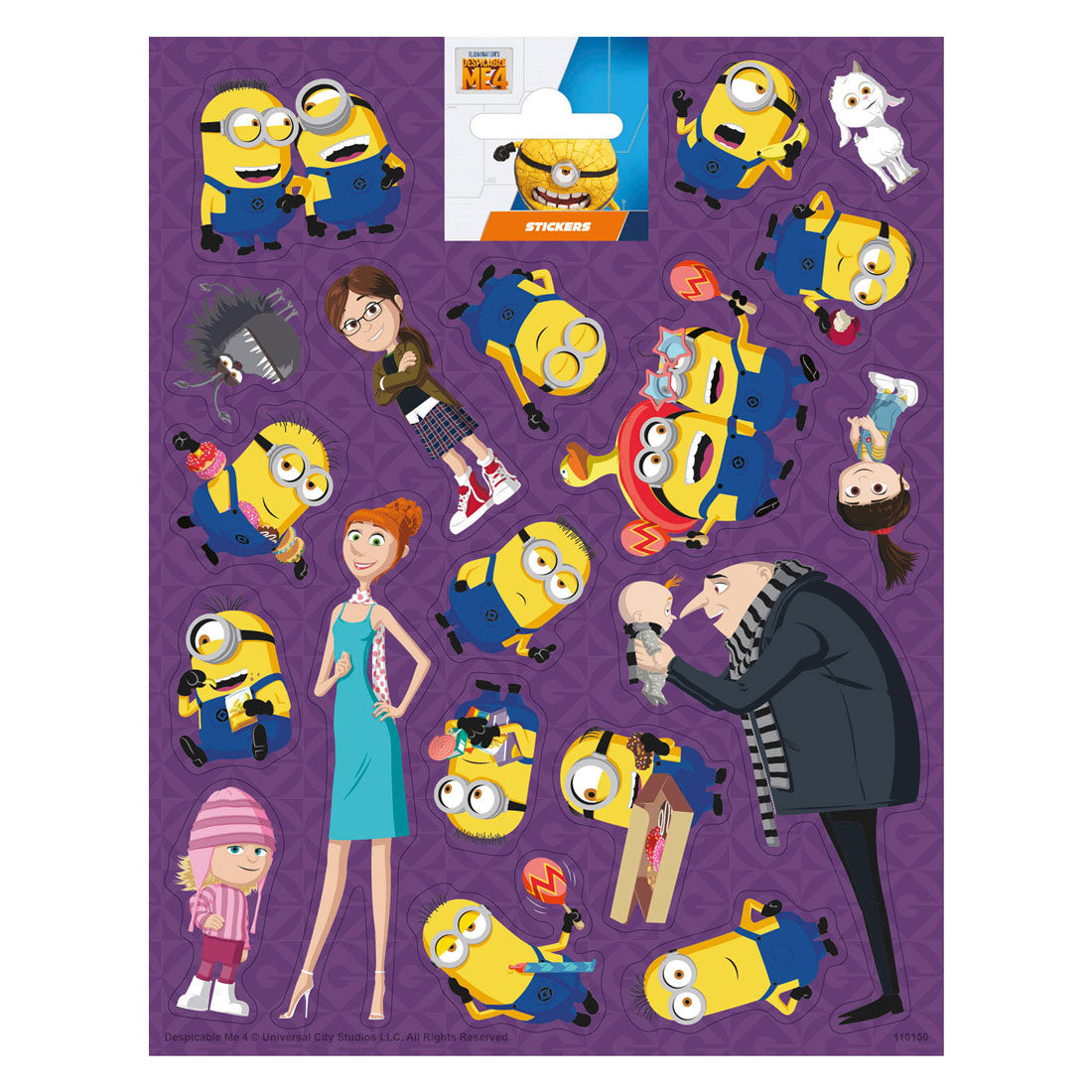 Totum Stickervel Groot despreciable yo 4