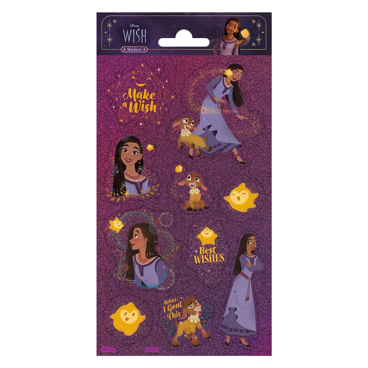 Deseo de láser de Totum Stickervel