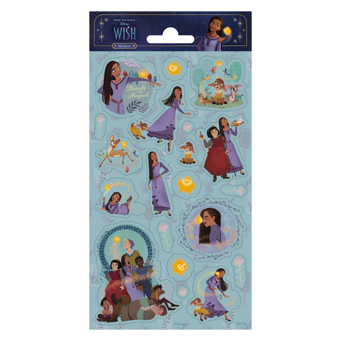 Totum stickervel glitter desiderio
