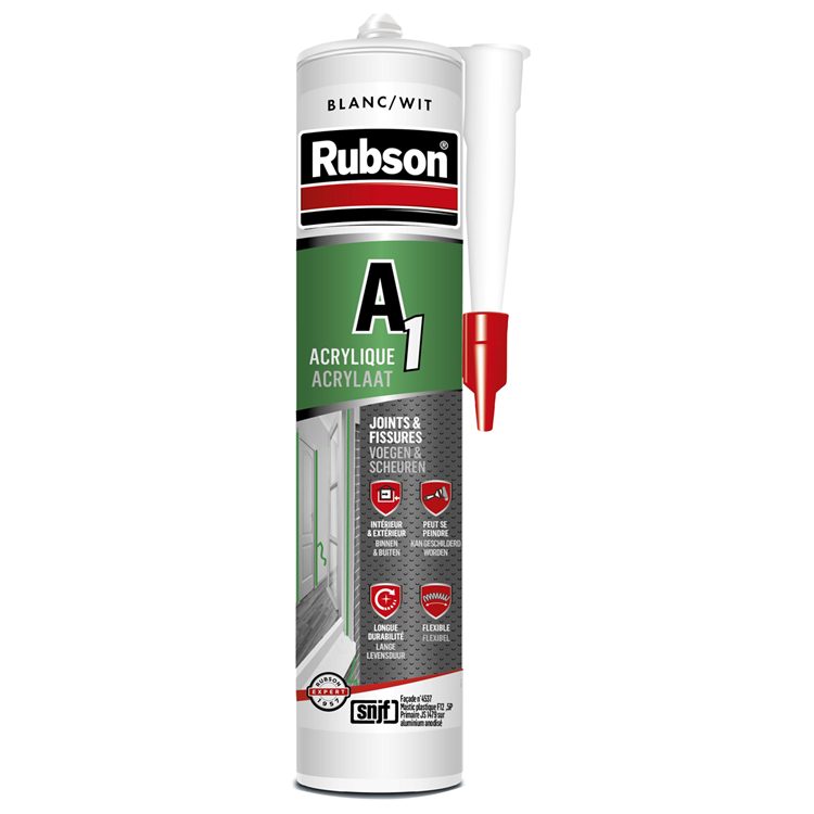 Rubson 1067827 - a1 acrylaatkit wit 300 ml | 5 stuks