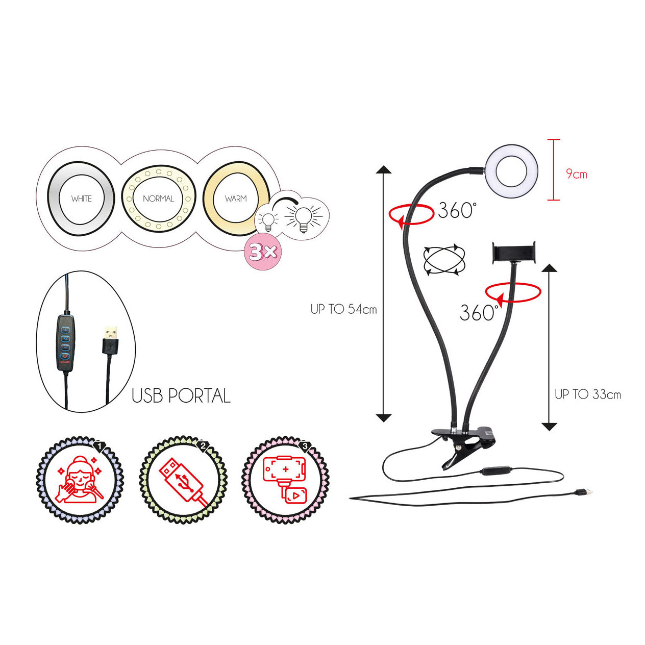 ¡Ciéntalo! Kit de arranque de video de estudio de belleza