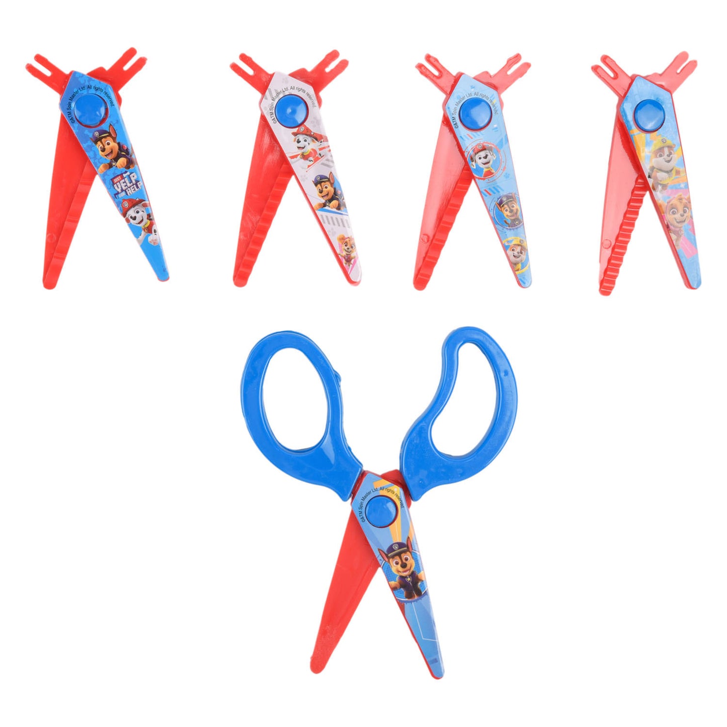 PAW PATROL SCISSORS con 5 riviste di cartello