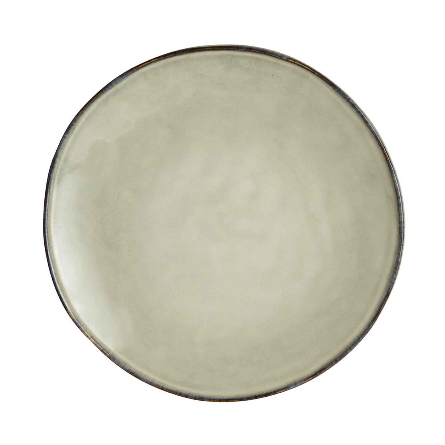 Plato orgánico Dutch Rose 26,5cm crema 4ud