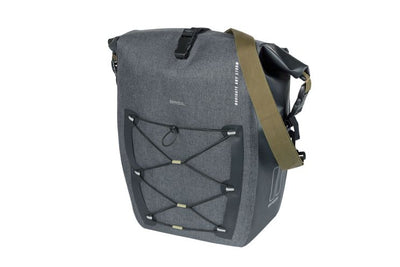 Basil Navigator Storm Fietstas L - Bolsa de bicicleta individual deportiva y funcional - impermeable - negro