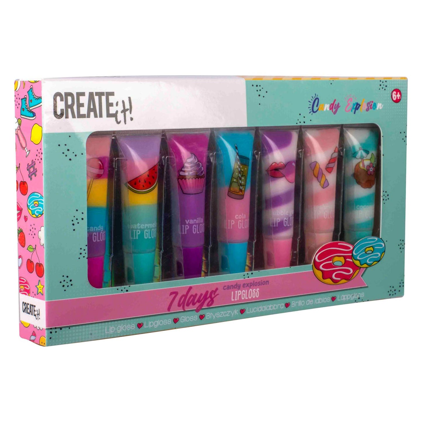 Crea! Swirl per le labbra esplosione di caramelle esplosione
