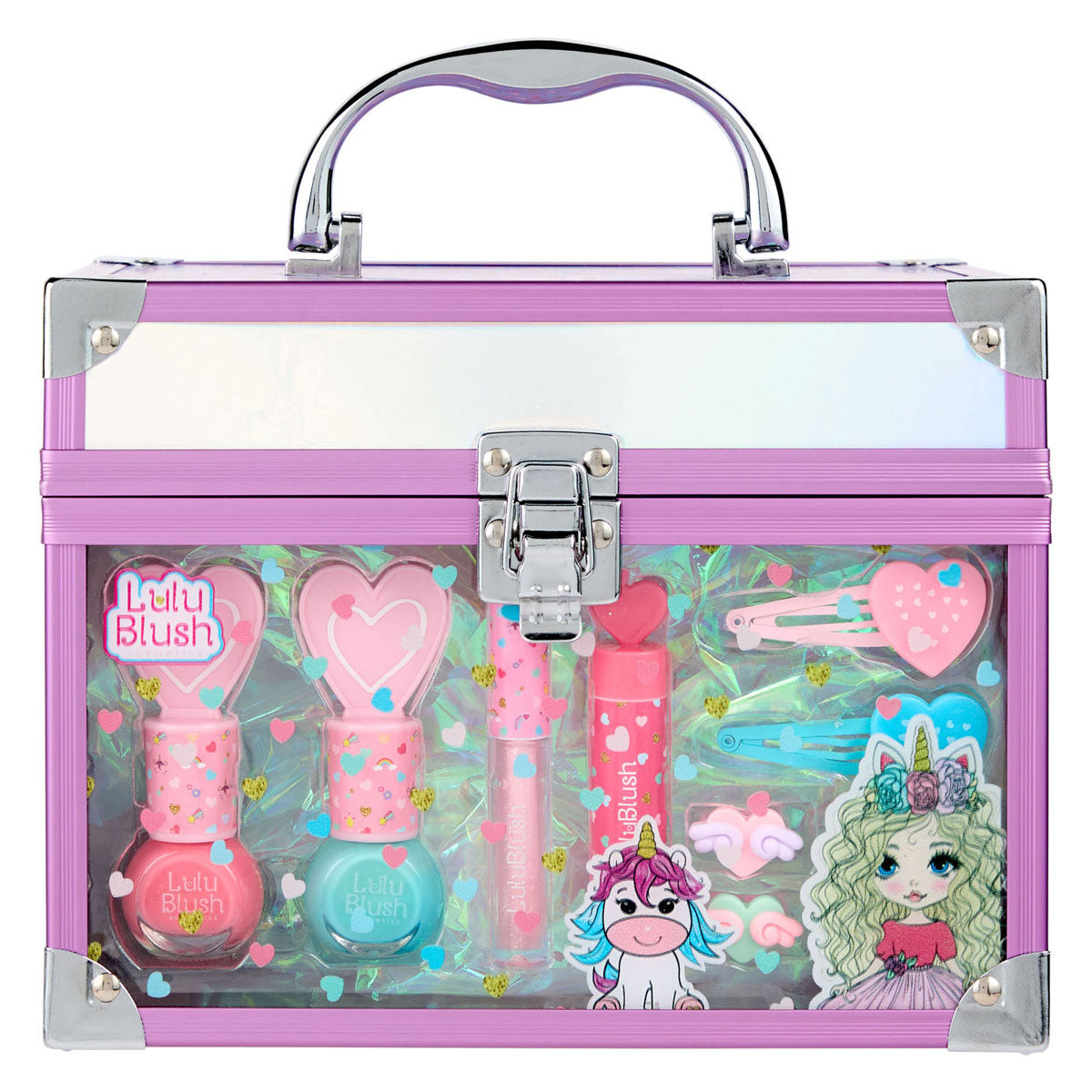 Canenenco Lulu Blush Make-Up Suitcase trasparente