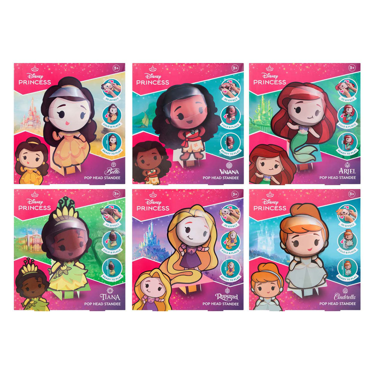 Canenco dobla tu propia princesa 3D figura Carton