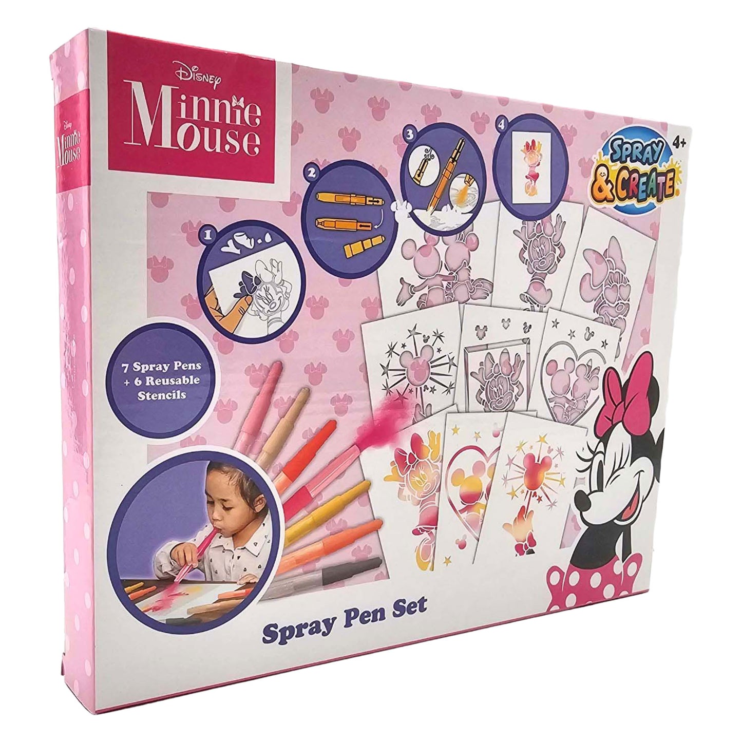 Canenco juego de bolígrafos minnie mouse