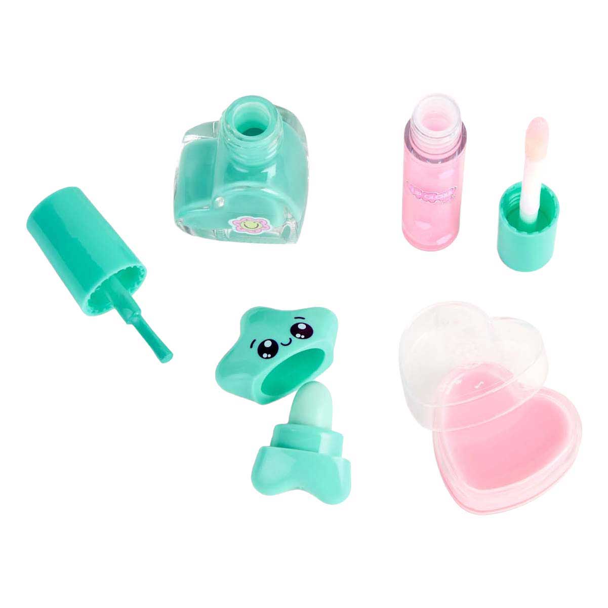 ¡Canenco lo crea! maquillaje de belleza en mochila esponjosa amor púrpura