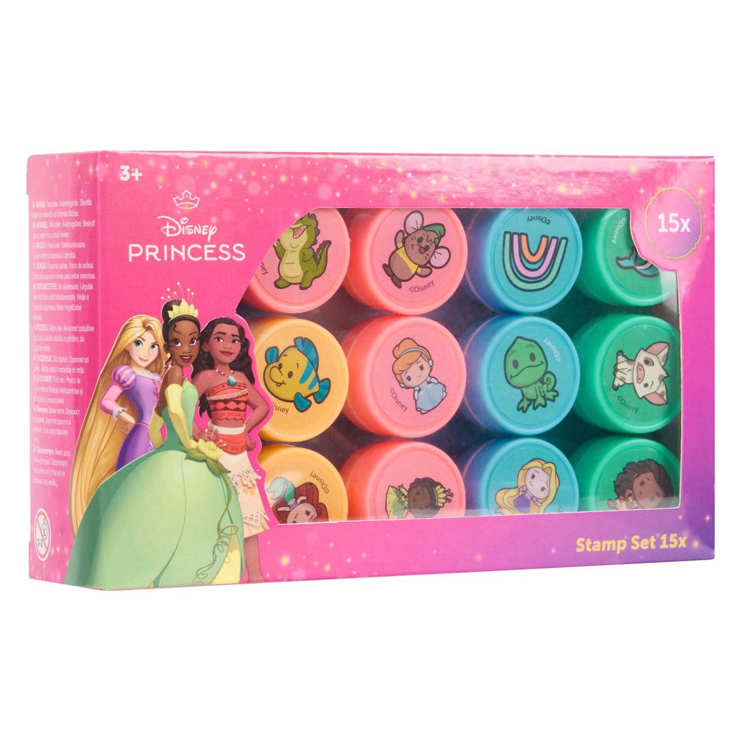 Set timbri Canenco principesse Disney, 15pz.