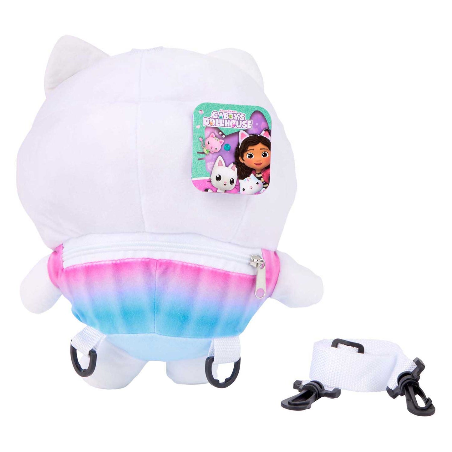Canenco mochila casa de muñecas gabby peluche 3d cakey