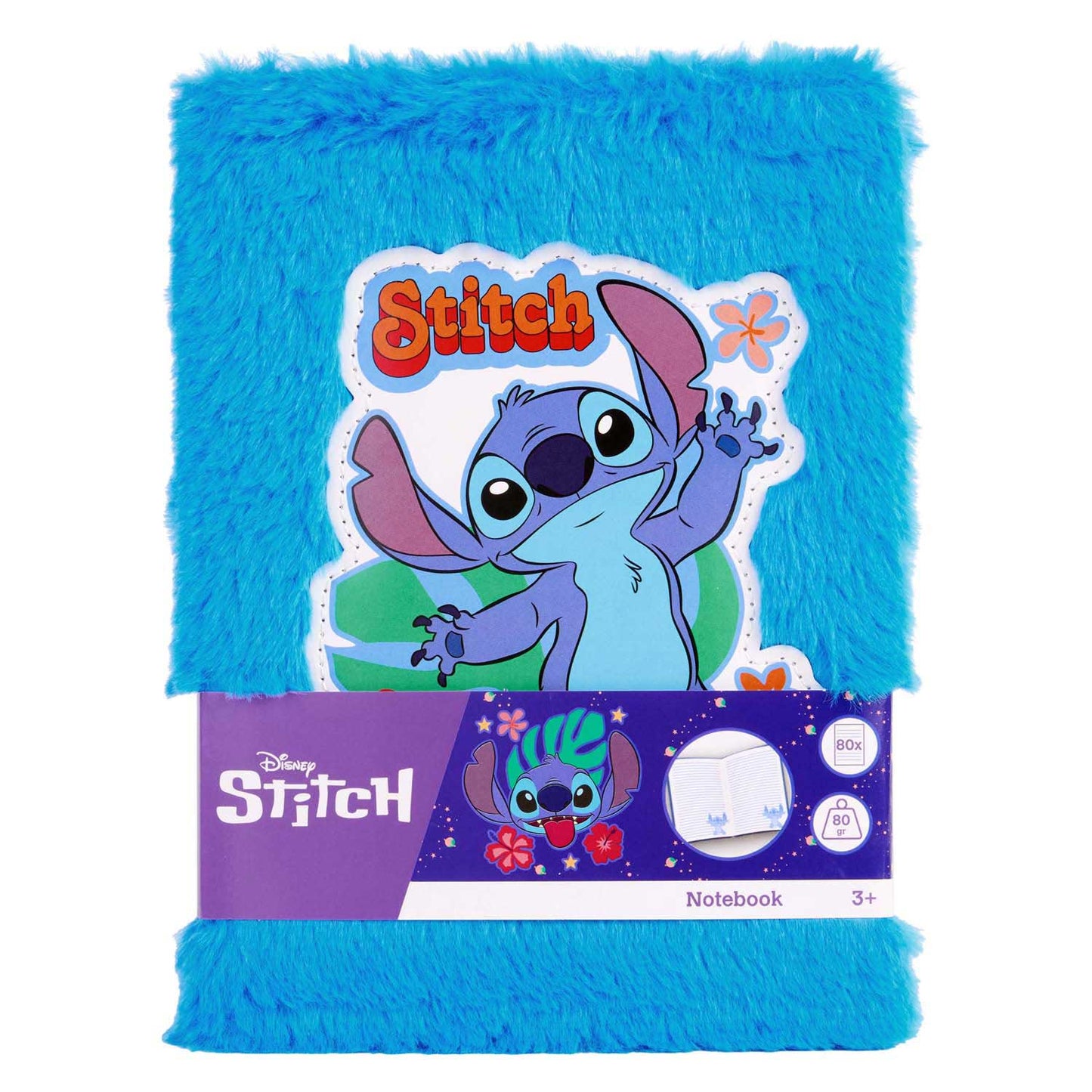 Cuaderno de peluche punto Canenco azul claro
