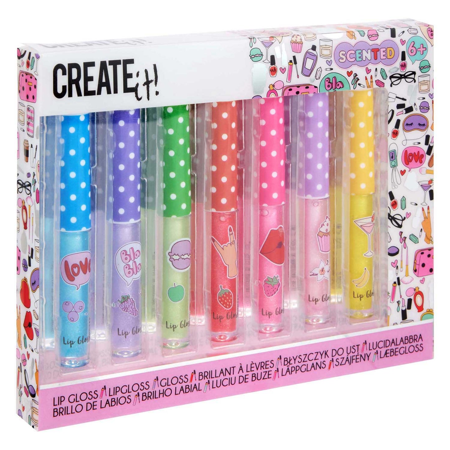 Crea! Beauty Lipgl Fragrance Glitter, 7st.