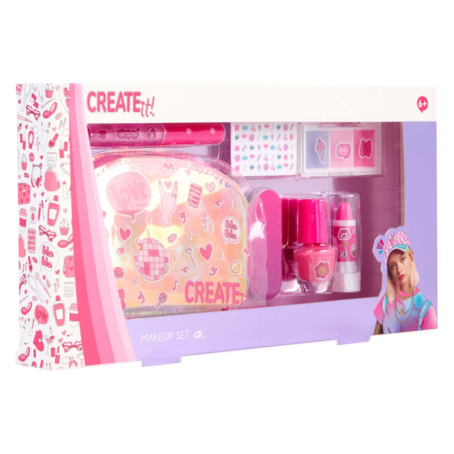 Canenco crealo! set regalo trucco con borsa