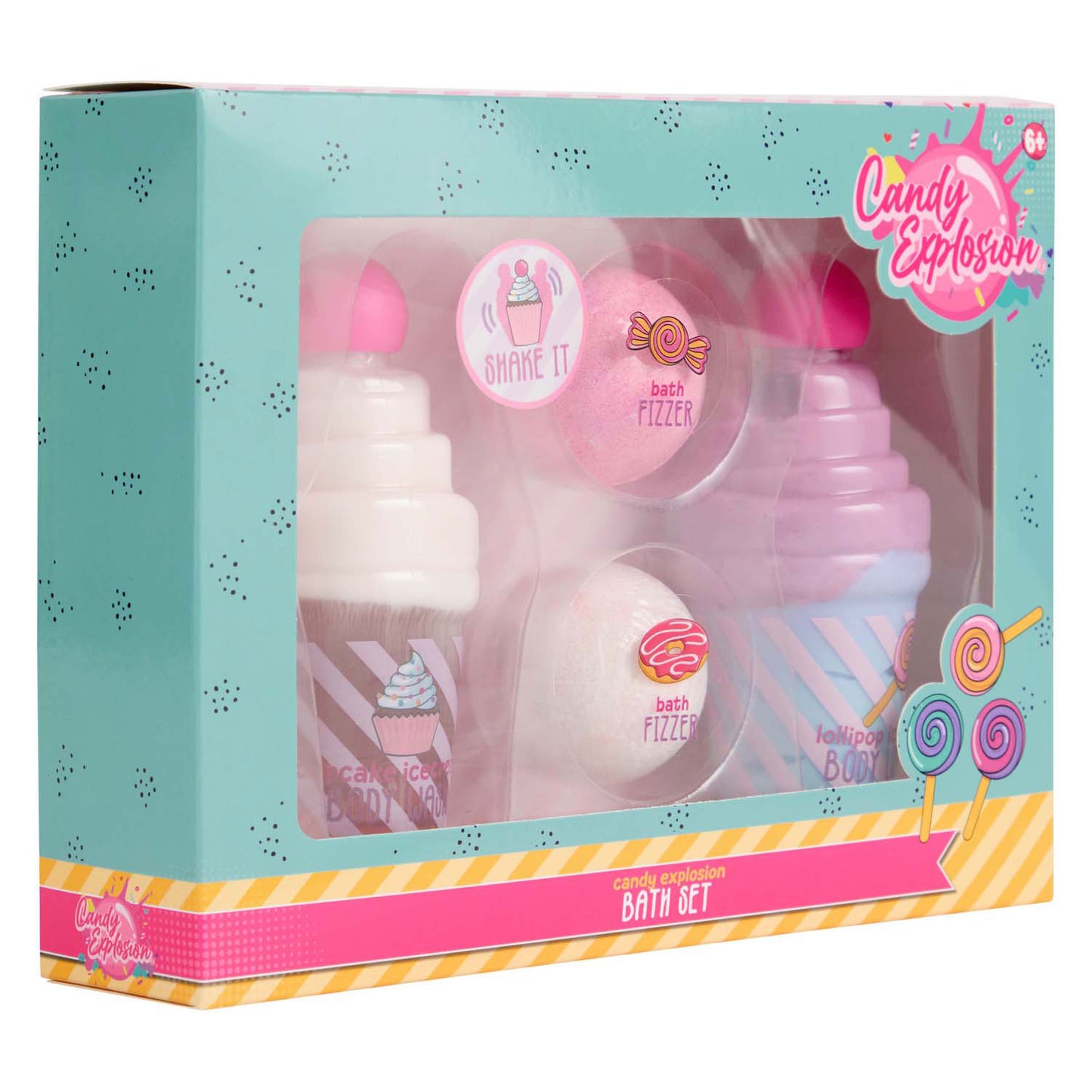 ¡Créalo! set de baño de explosión de dulces