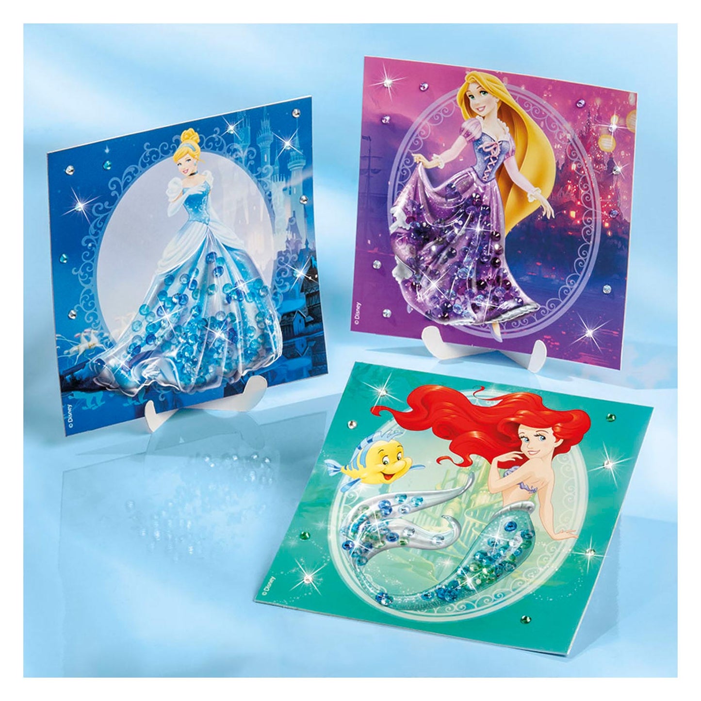 Totum Disney Princess - Make glitter shaker carte