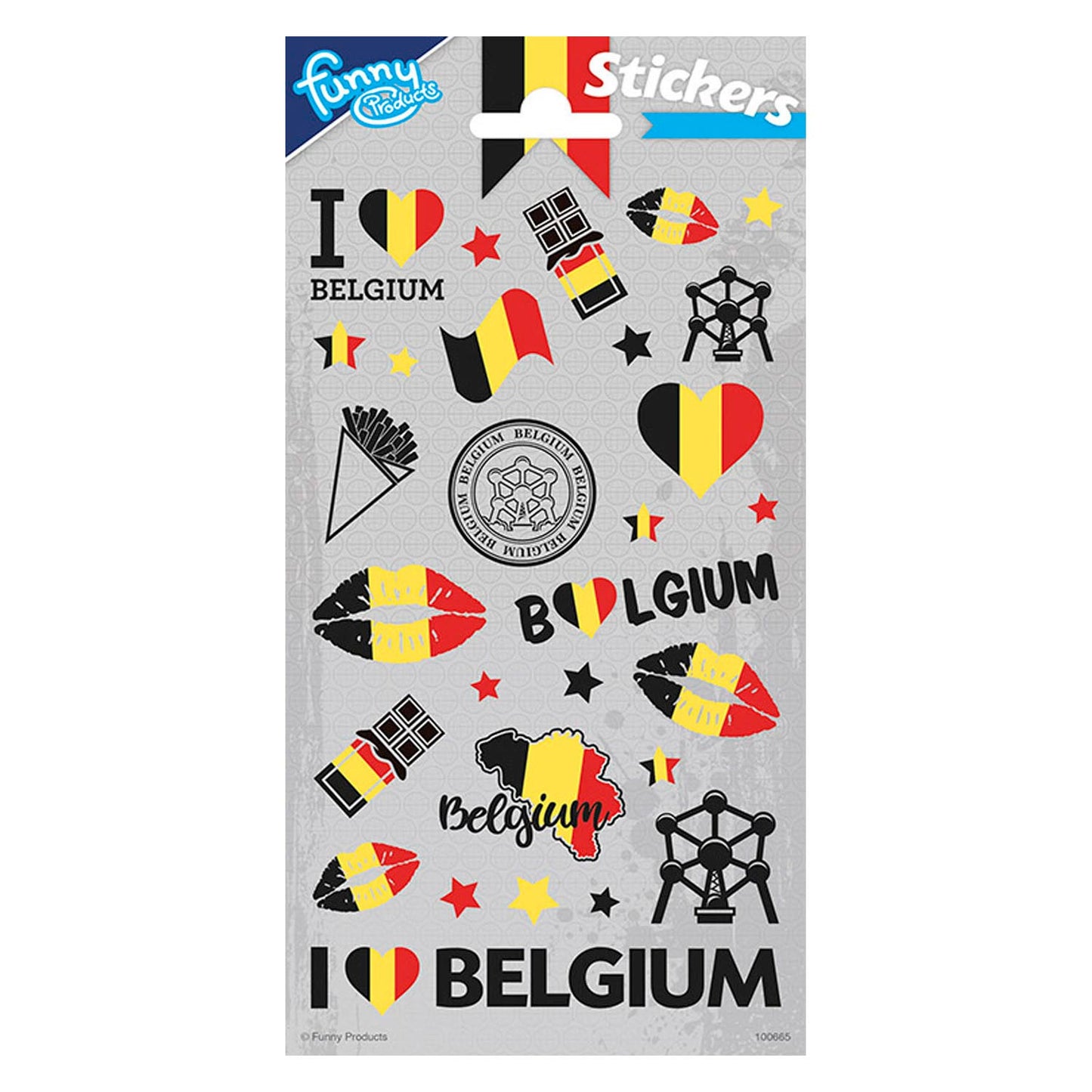 Totum Stickervel Bélgica