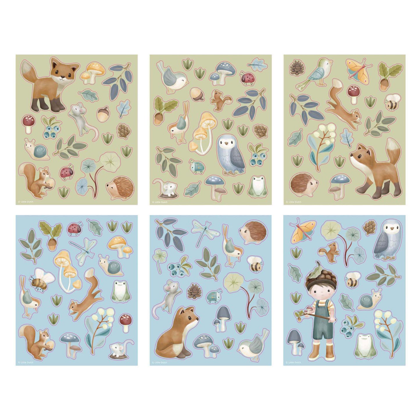 Little Dutch Stickrset Forest Friends