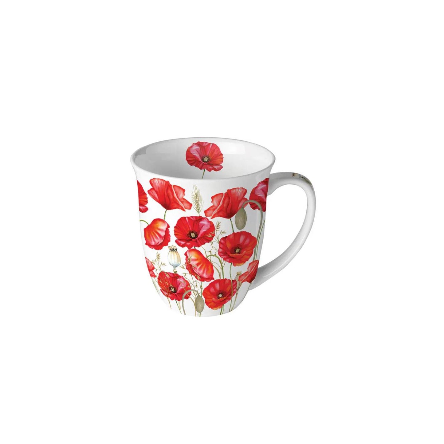 Tazza Ambiente 0,4l papavero tutta bianca