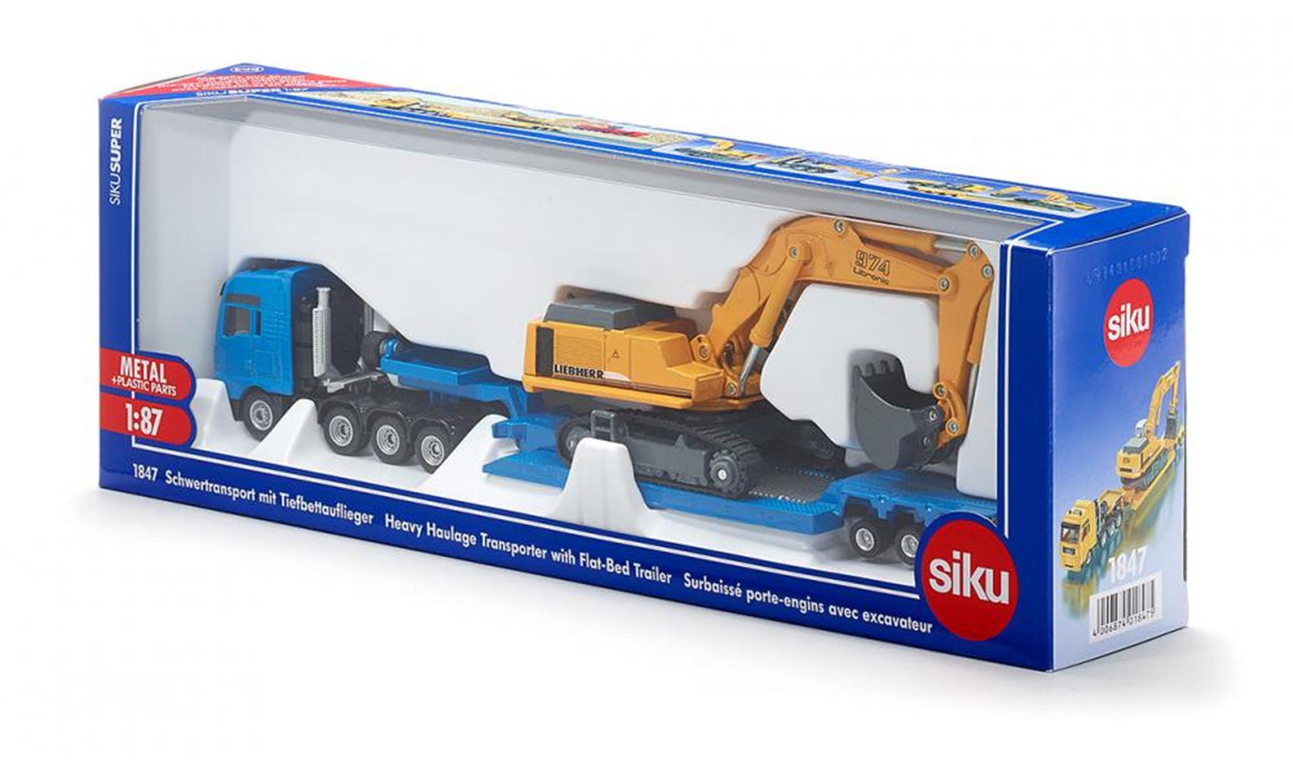 Siku 1847 transporte pesado con plataforma rebajada