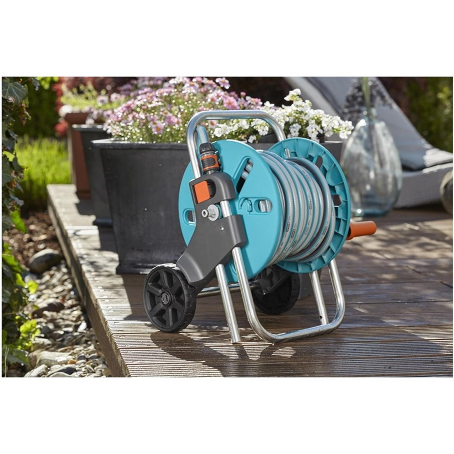 Carrello avvolgitubo Gardena aquaroll 20mt