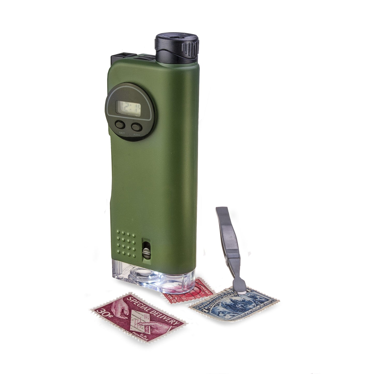 Carson X-SCOPE CP-11 Instrumento de bolsillo óptico multifuncional con 7 funciones