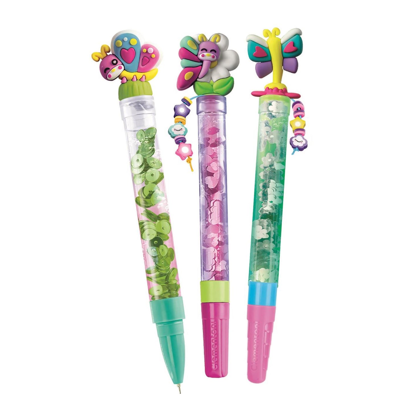 Idea Clementoni haz tus propios bolígrafos - maravillosas mariposas