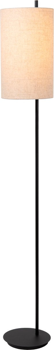 Lucide magic - lámpara de pie - ø 24 cm - 1xe27 - negro - japandi