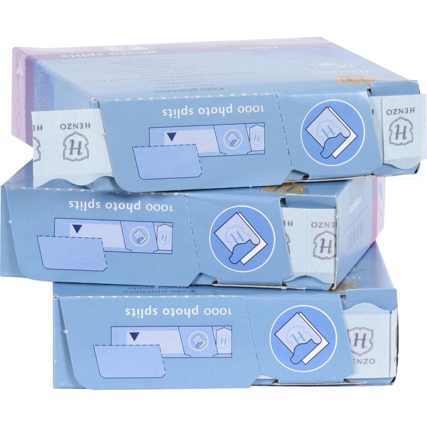Paquete promocional de pegatinas fotográficas de Henzo 3x1000