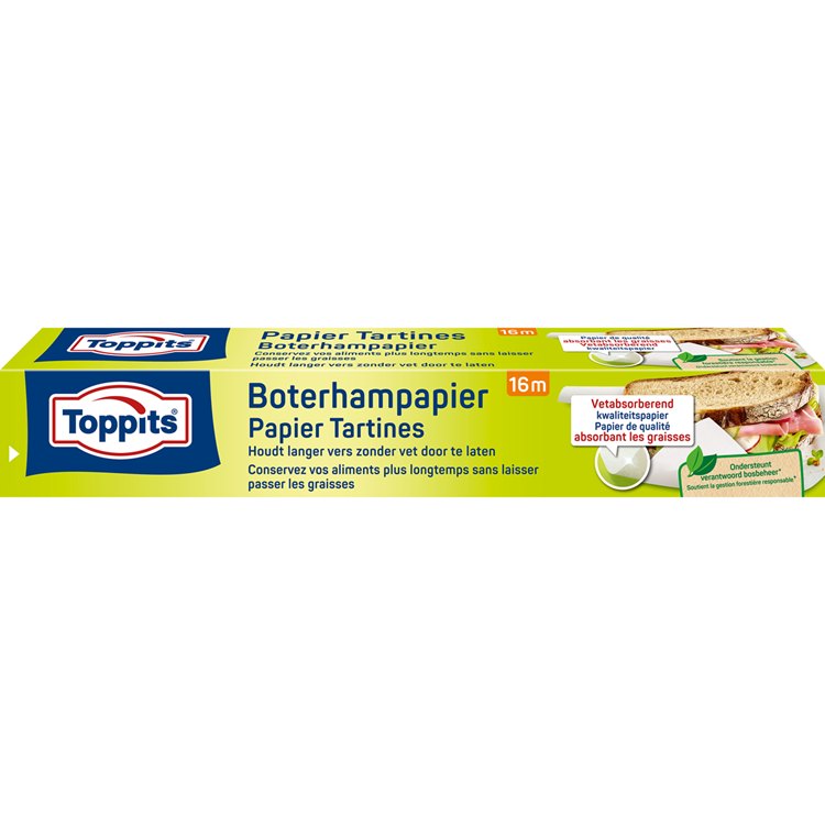 Toppits 1067526 - carta sandwich 16m | 20 pezzi