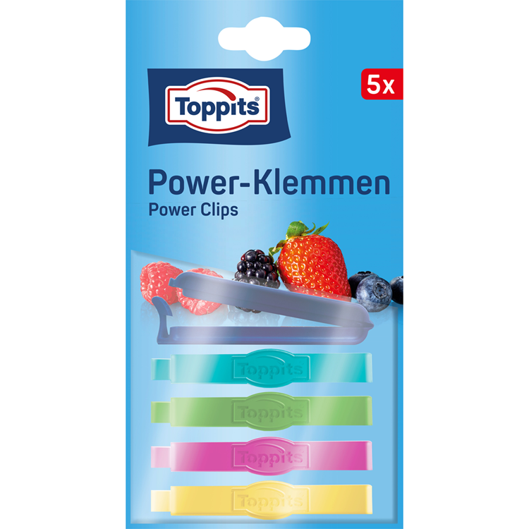 Toppits 1067512 - clip di alimentazione 5 pezzi | 9 pezzi