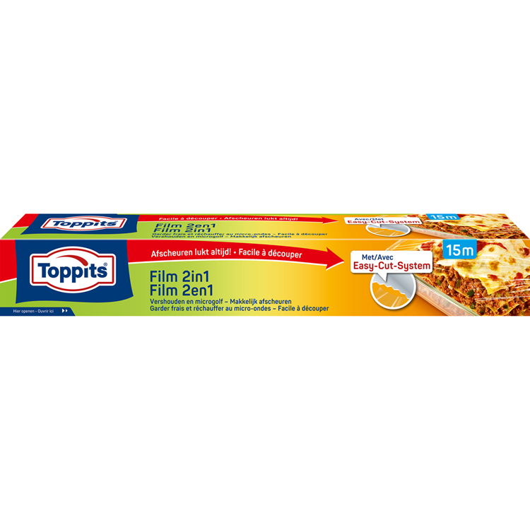 Toppits 1067527 - pellicola 2 in 1 15 m 29,5 cm swoosh | 24 pezzi