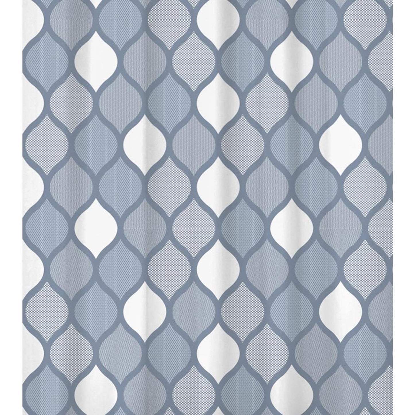 Cortina de ducha de la casa holandesa 180x200 Geo azul