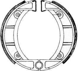 NEWfren Brake Segment Set GF1306 Hercules con ojo Spartamet