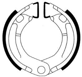 NEWfren Brake Segment Set GF0260 P1, Zap